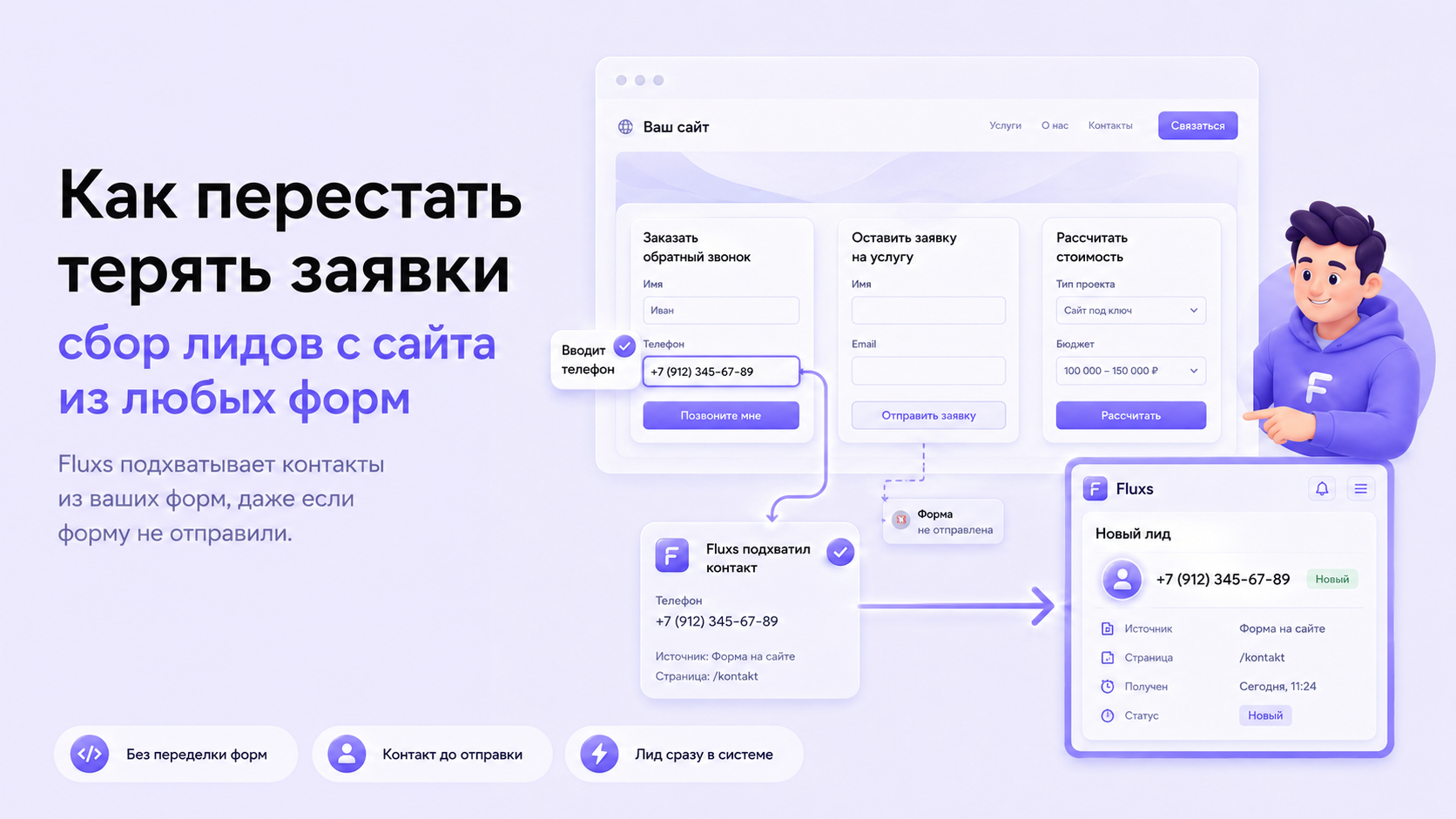 Как перестать терять заявки: сбор лидов с сайта из любых форм